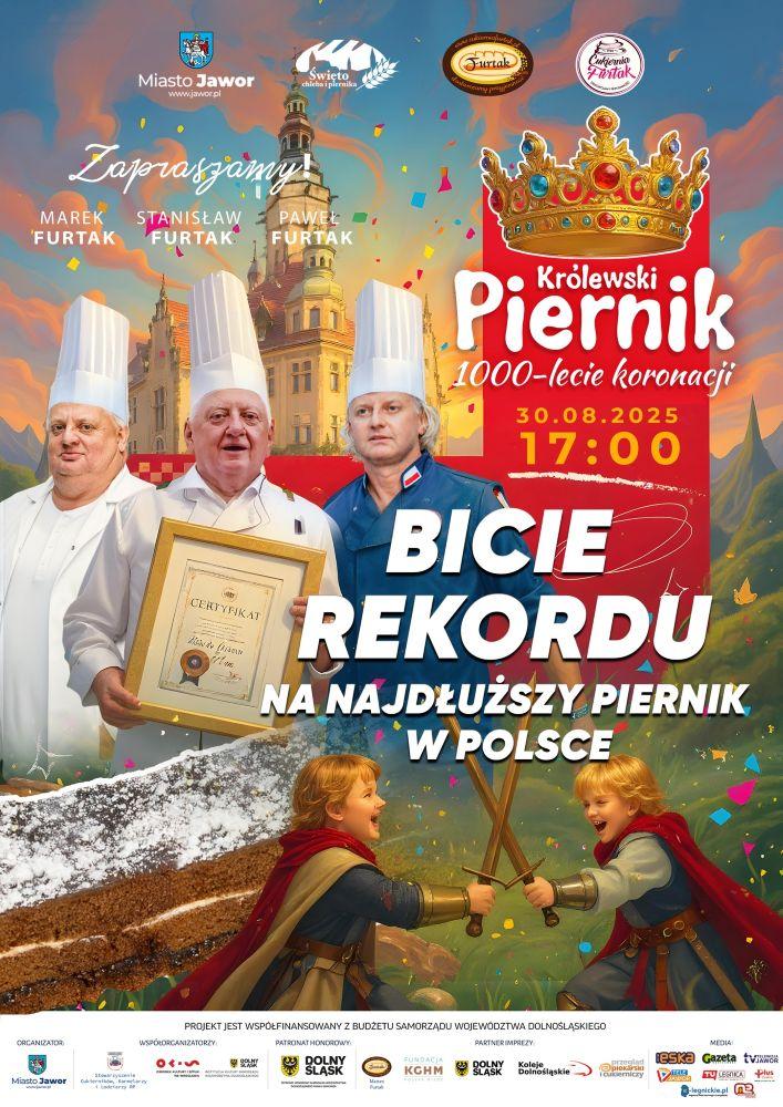 Rekordowy i królewski - Jawor szykuje najdłuższy piernik w Polsce
