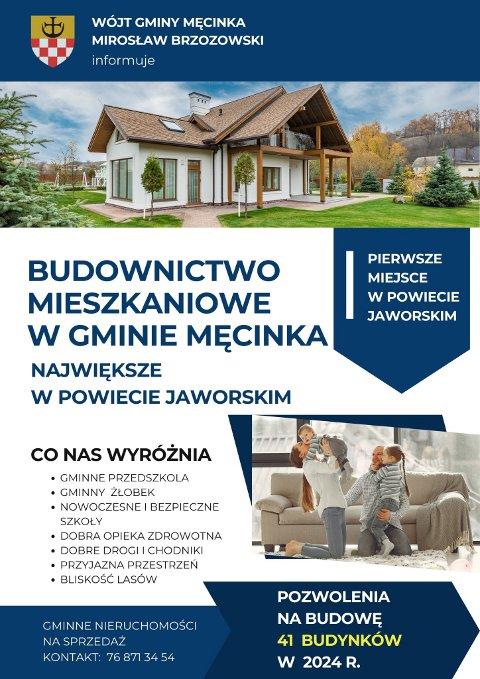 Męcinka: tutaj chce się mieszkać ! Nr 1 w powiecie jaworskim...