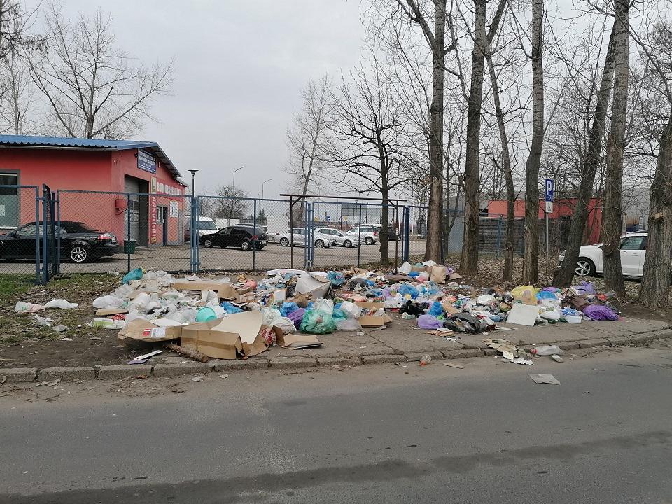 Rośnie dzikie wysypisko na Bieszczadzkiej