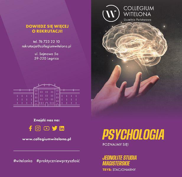 Psychologia - nowy kierunek studiów w Witelonce