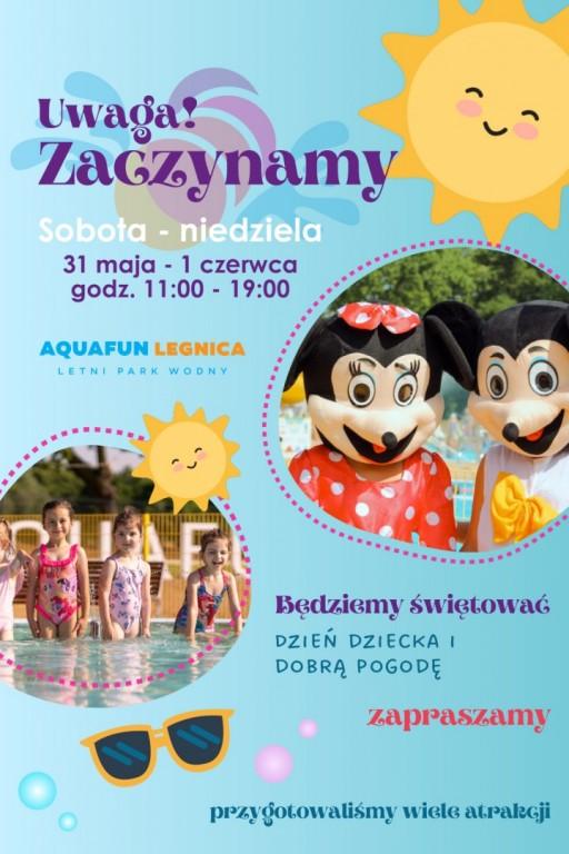 Aquafun Legnica zaprasza na otwarcie sezonu letniego