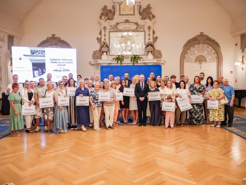  Zabytek od nowa - wsparcie trafiło do beneficjentów 
