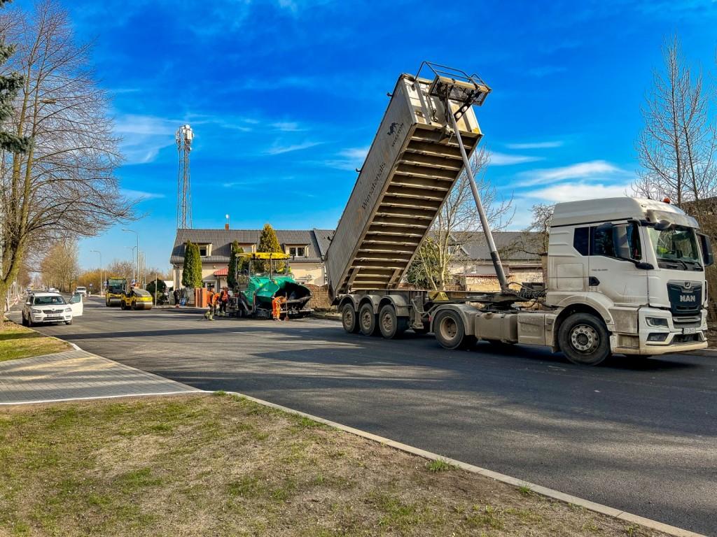  Postępują prace na ul. Zamiejskiej 