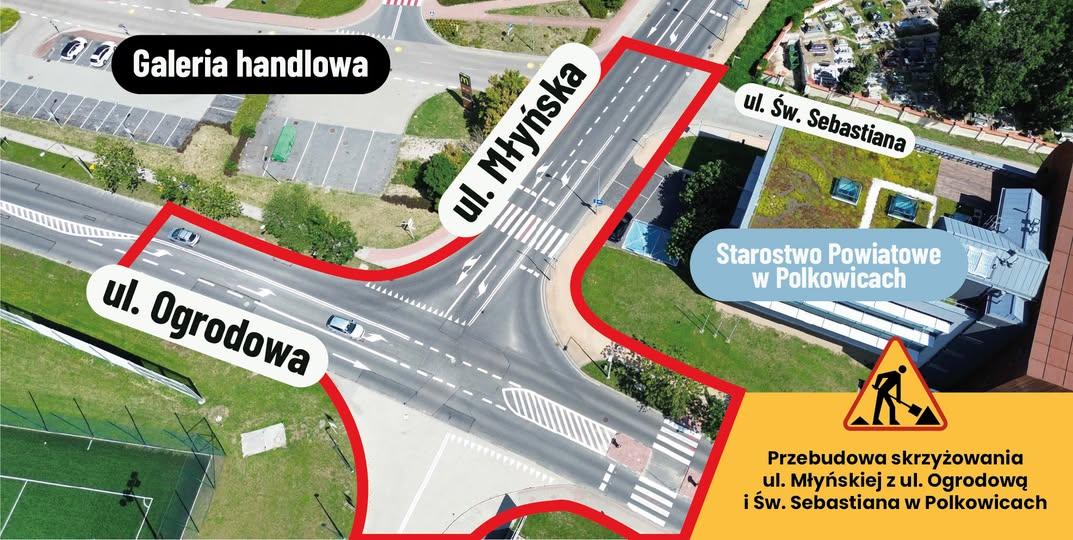 Będzie rondo na Ogrodowej i Młyńskiej 