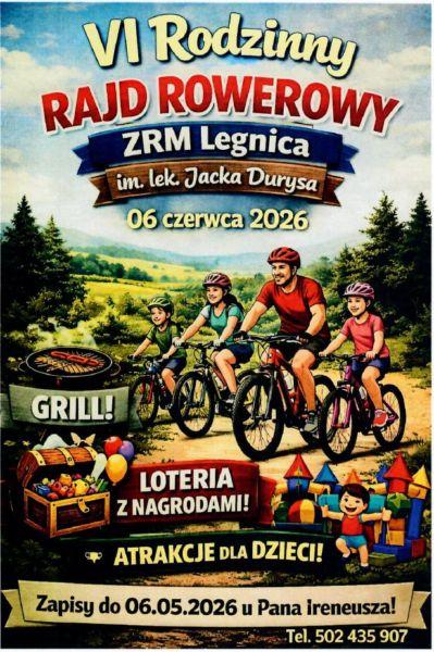VI Rodzinny Rajd Rowerowy im. lek. Jacka Durysa już 6 czerwca
