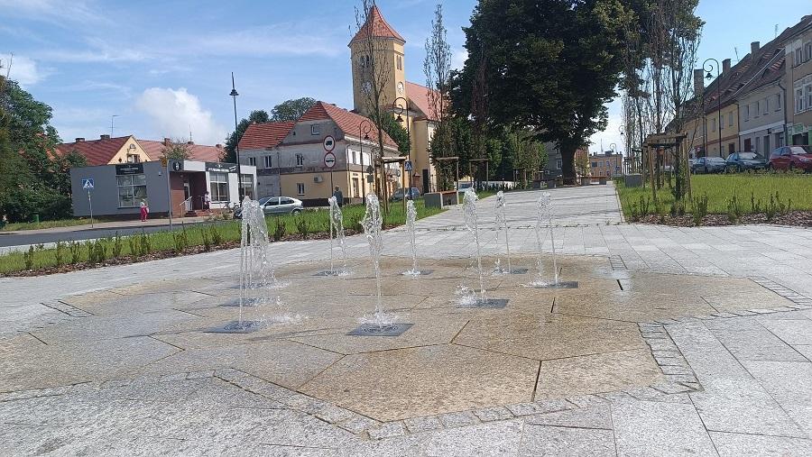 Fontanna zdobi zrewitalizowane centrum Przemkowa