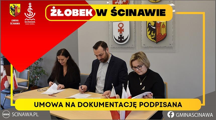 Żłobek w Ścinawie: umowa na dokumentację podpisana!