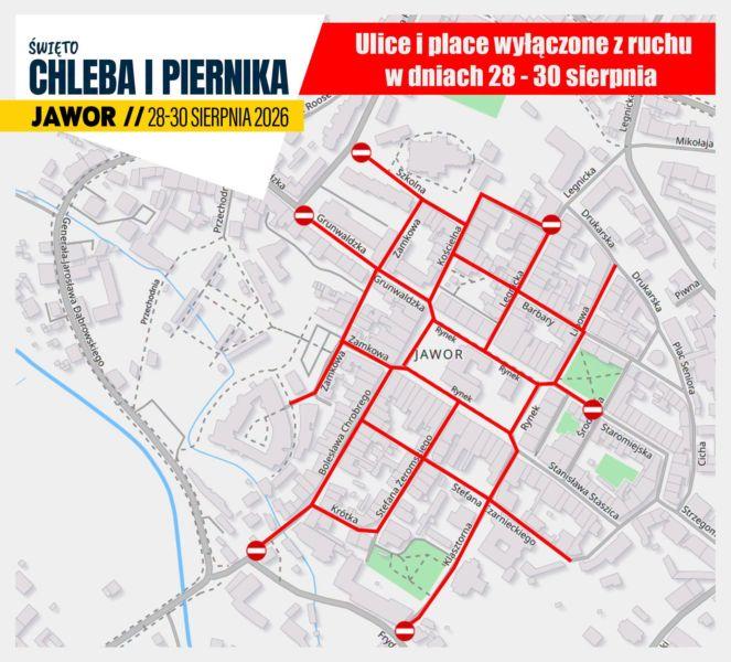 Zmiana organizacji ruchu w Jaworze