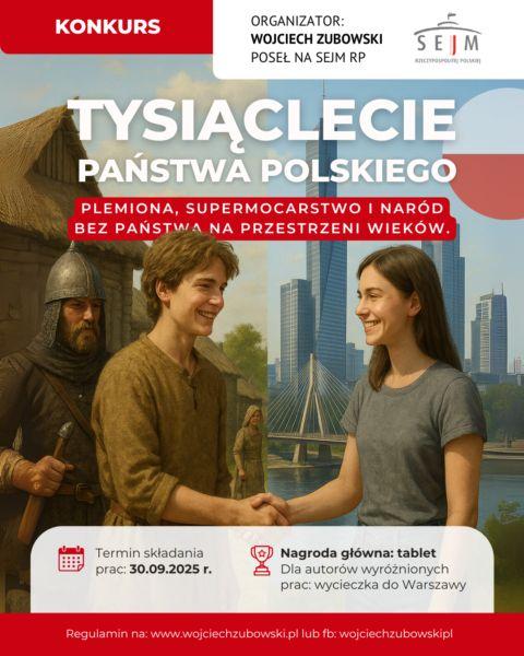 Konkurs o historii Państwa Polskiego z ciekawymi nagrodami