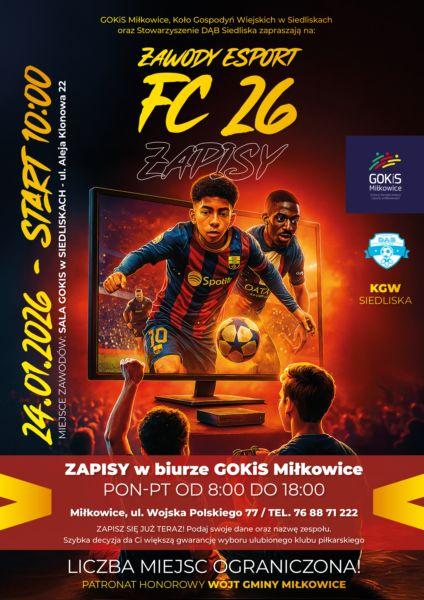 GOKiS Miłkowice organizuje fanów piłki nożnej i e-sportu