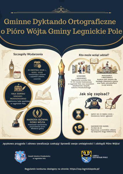 Pióro wójta Rafała Plezi do zdobycia. Trzeba być bezbłędnym z języka polskiego