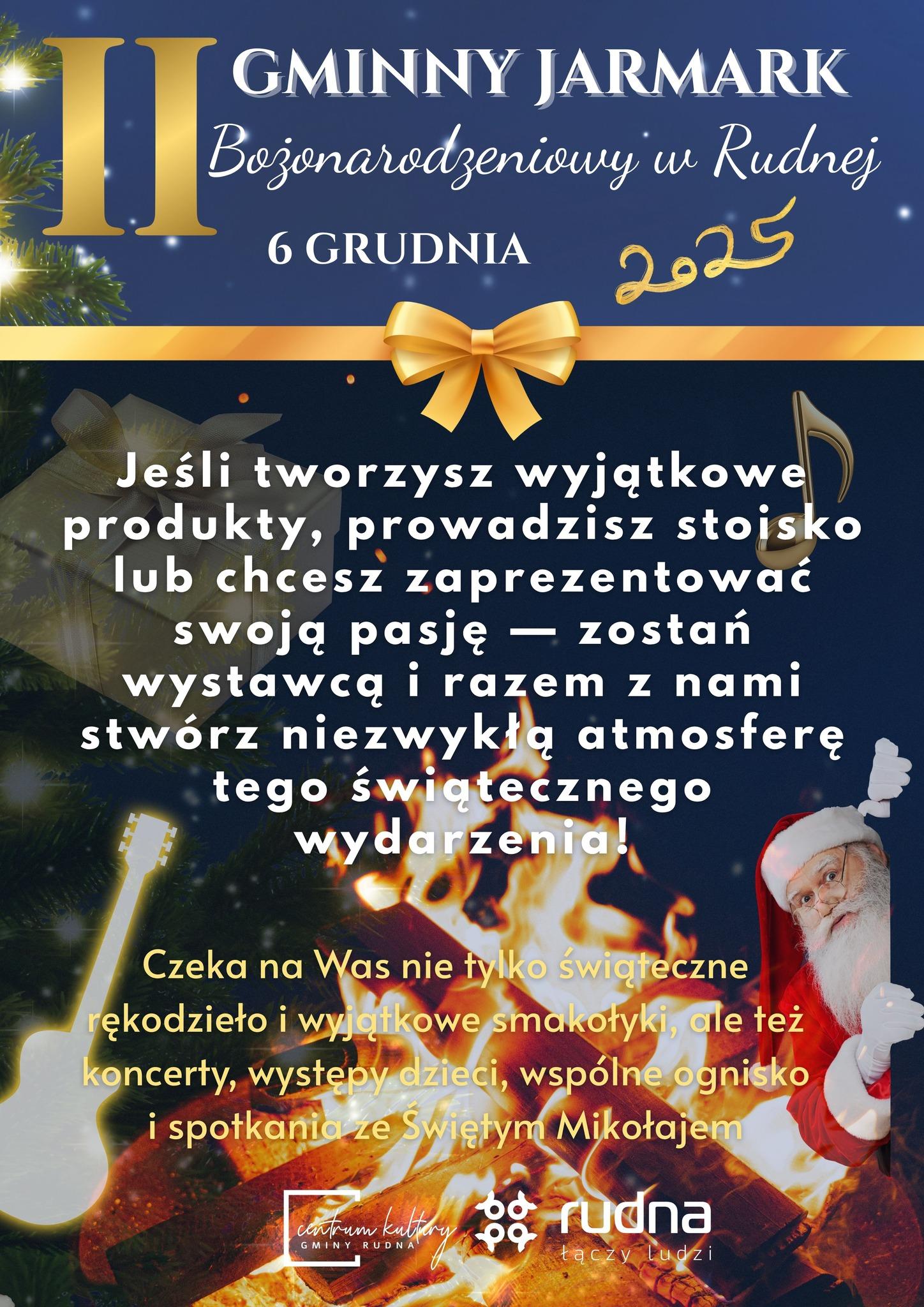 Przygotowania do Jarmarku Bożonarodzeniowego w Rudnej