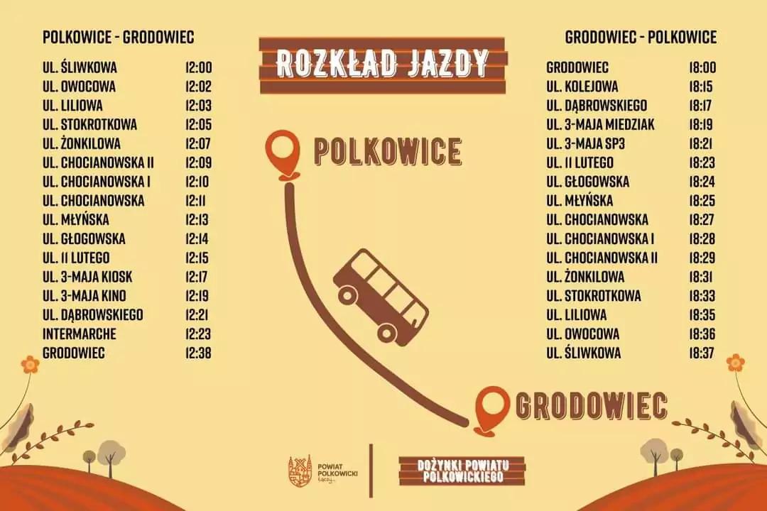 Z Polkowicami dojedziesz na dożynki powiatowe
