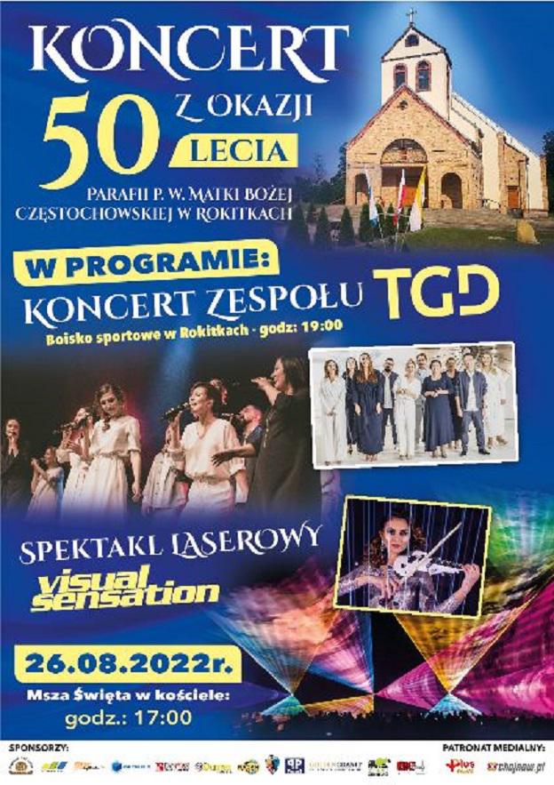 Parafia w Rokitkach świętuje 50-lecie. Gwiazdą zespół TGD