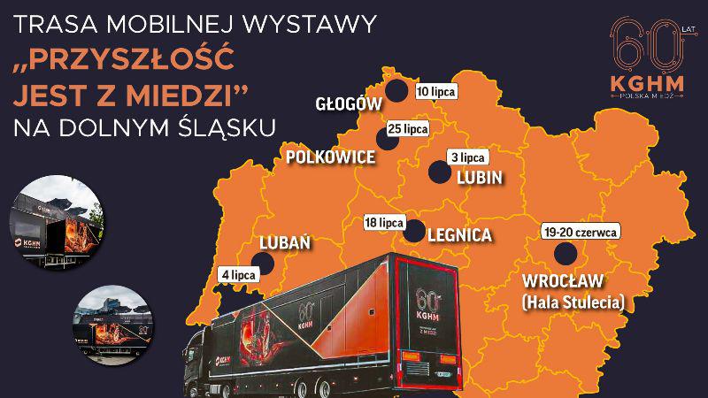 Mobilna wystawa KGHM dotrze do naszego regionu