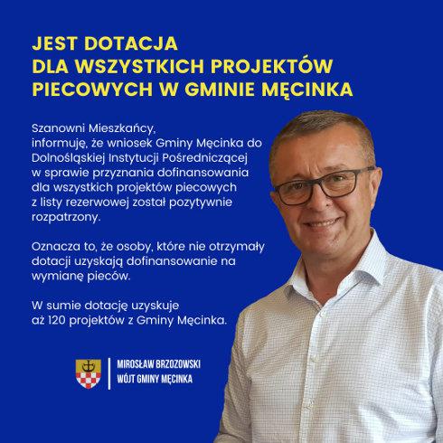 Mają dotację do wszystkich projektów piecowych w gminie