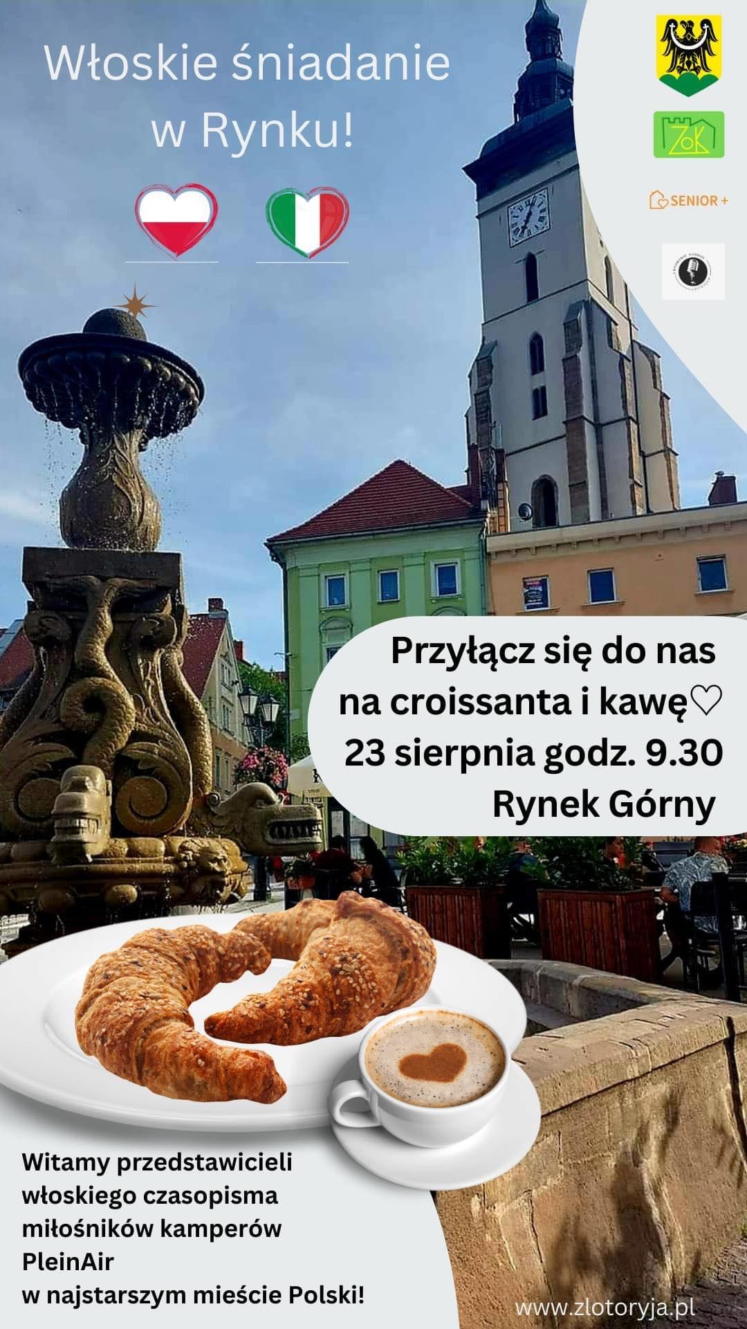 Włochy w sercu złotego Miasto Złotoryja. Już w piątek