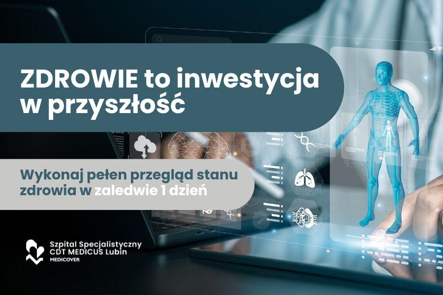 Przegląd zdrowia w 1 dzień w Szpitalu Specjalistycznym CDT Medicus