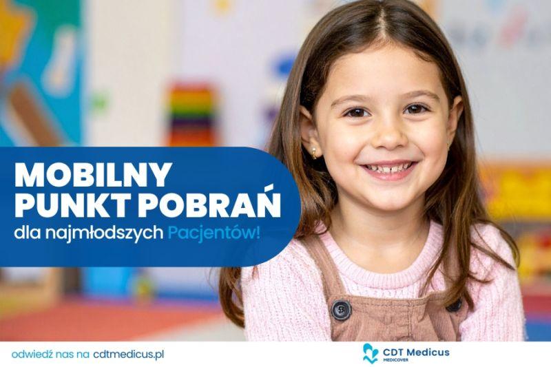 Mobilny punkt pobrań CDT Medicus - dla najmłodszych pacjentów!