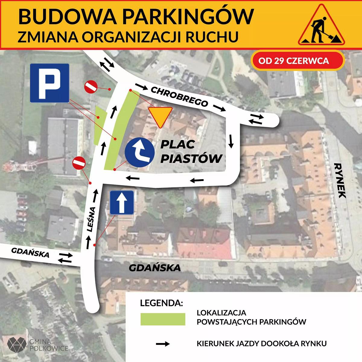 Nowe miejsca parkingowe w Rynku