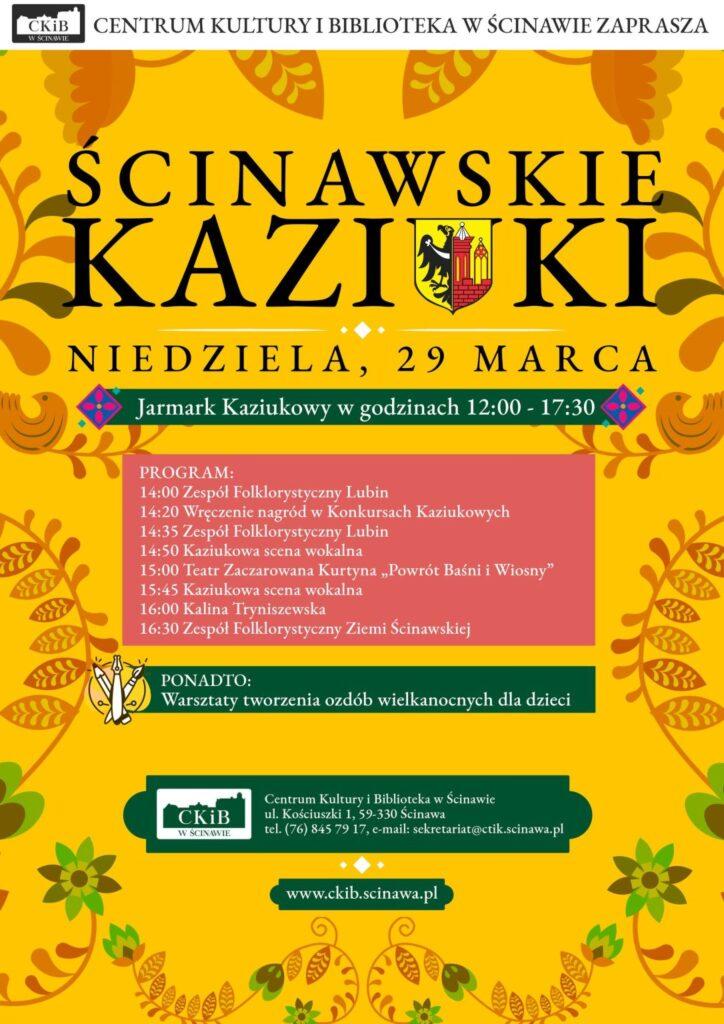 Śpiewy, tańce i zabawa - zbliżają się Ścinawskie Kaziuki