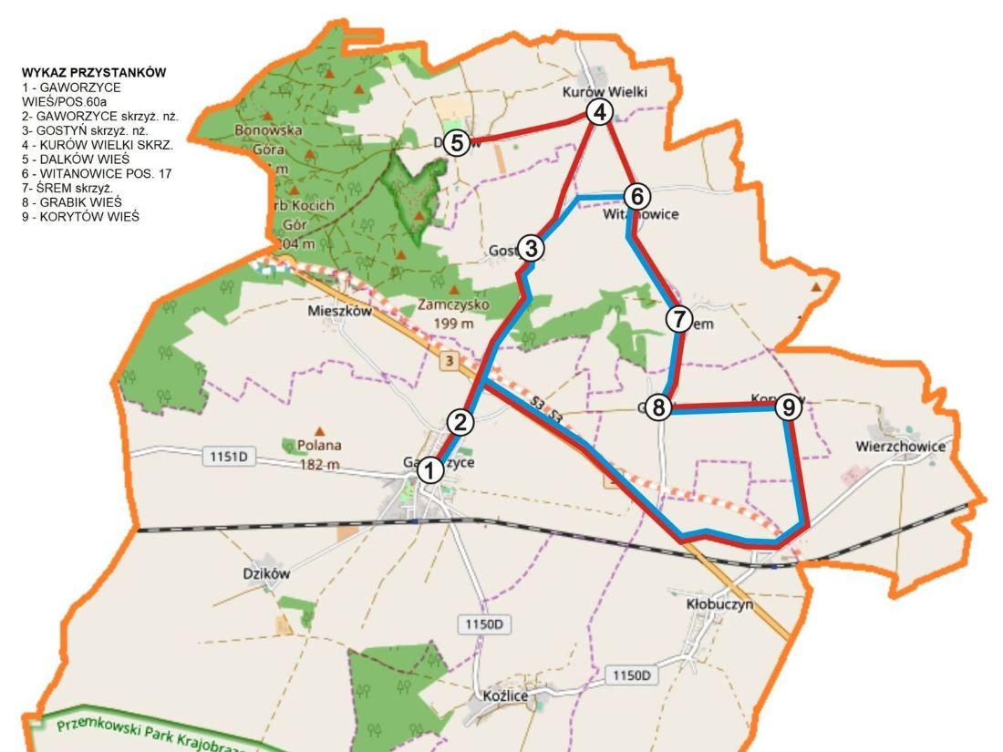 Gmina Gaworzyce z dofinansowaniem na transport publiczny