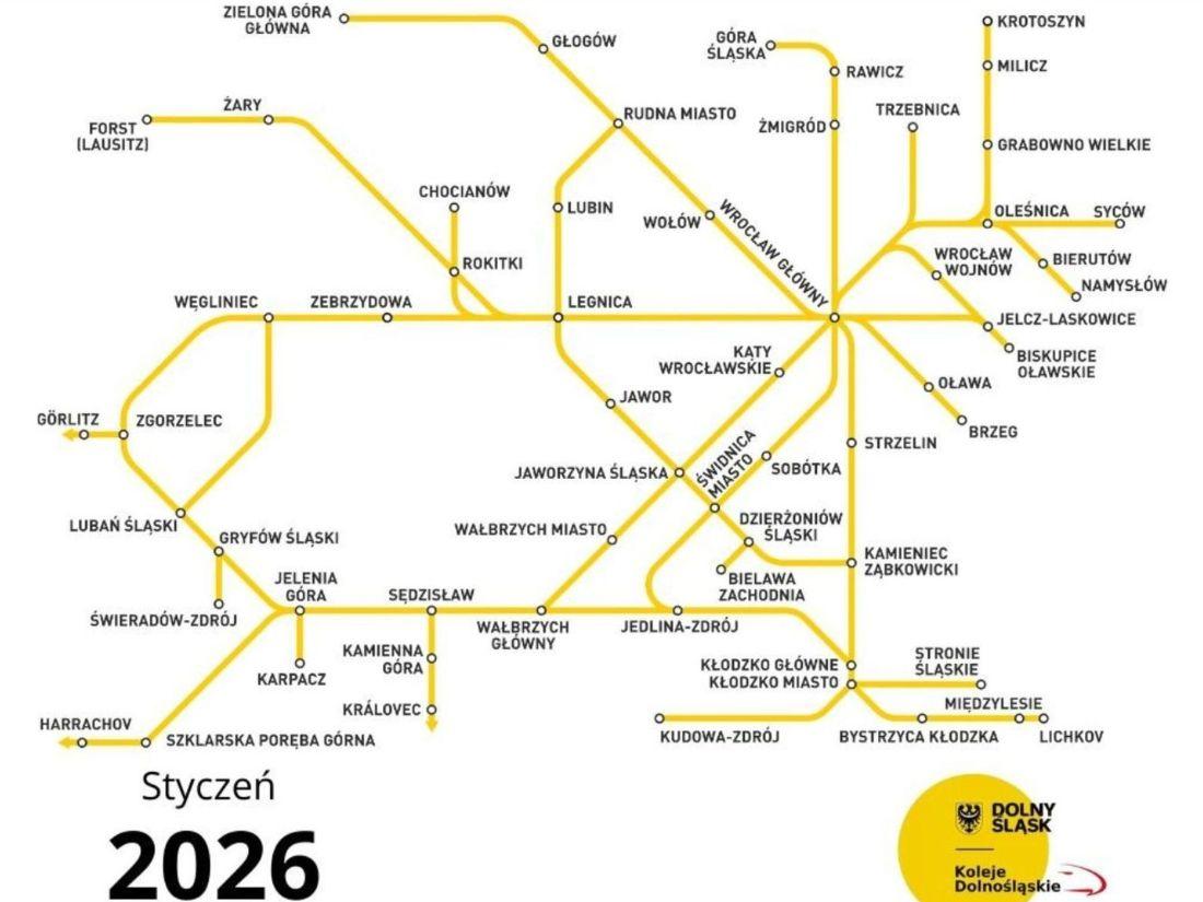 Koleje Dolnośląskie 10 lat później. Jak zmieniła się sieć połączeń?