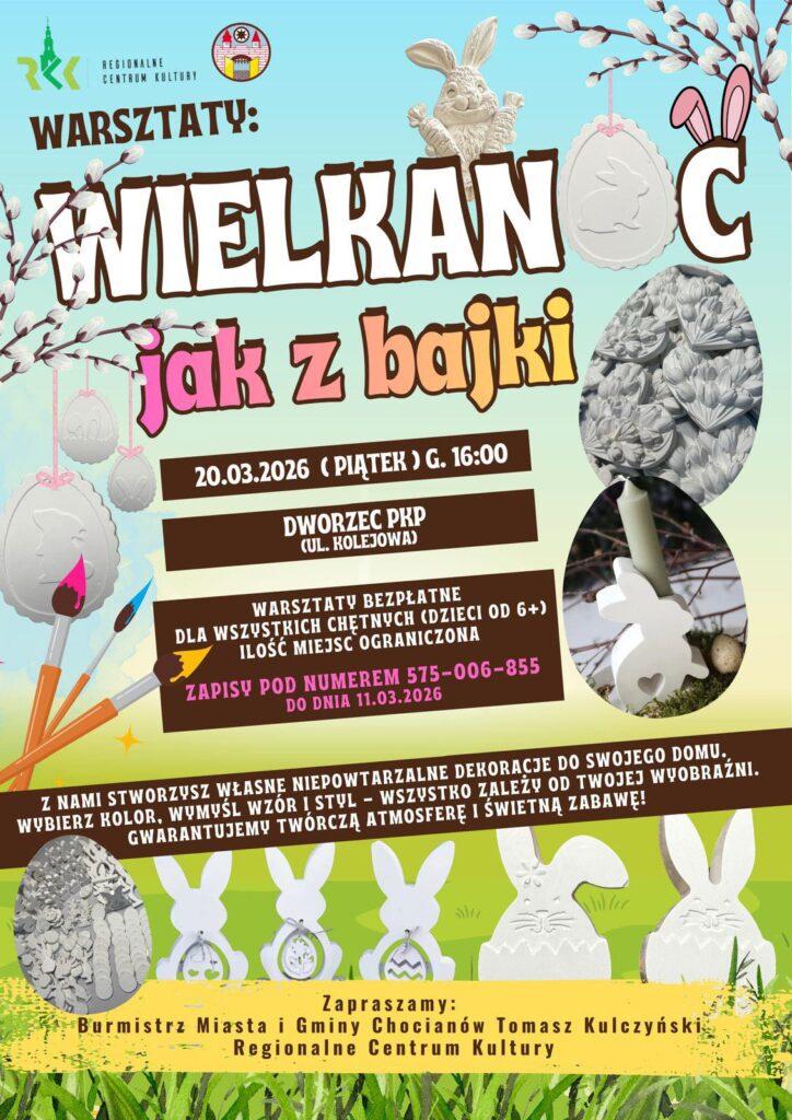 Kolorowe warsztaty wielkanocne na dworcu PKP