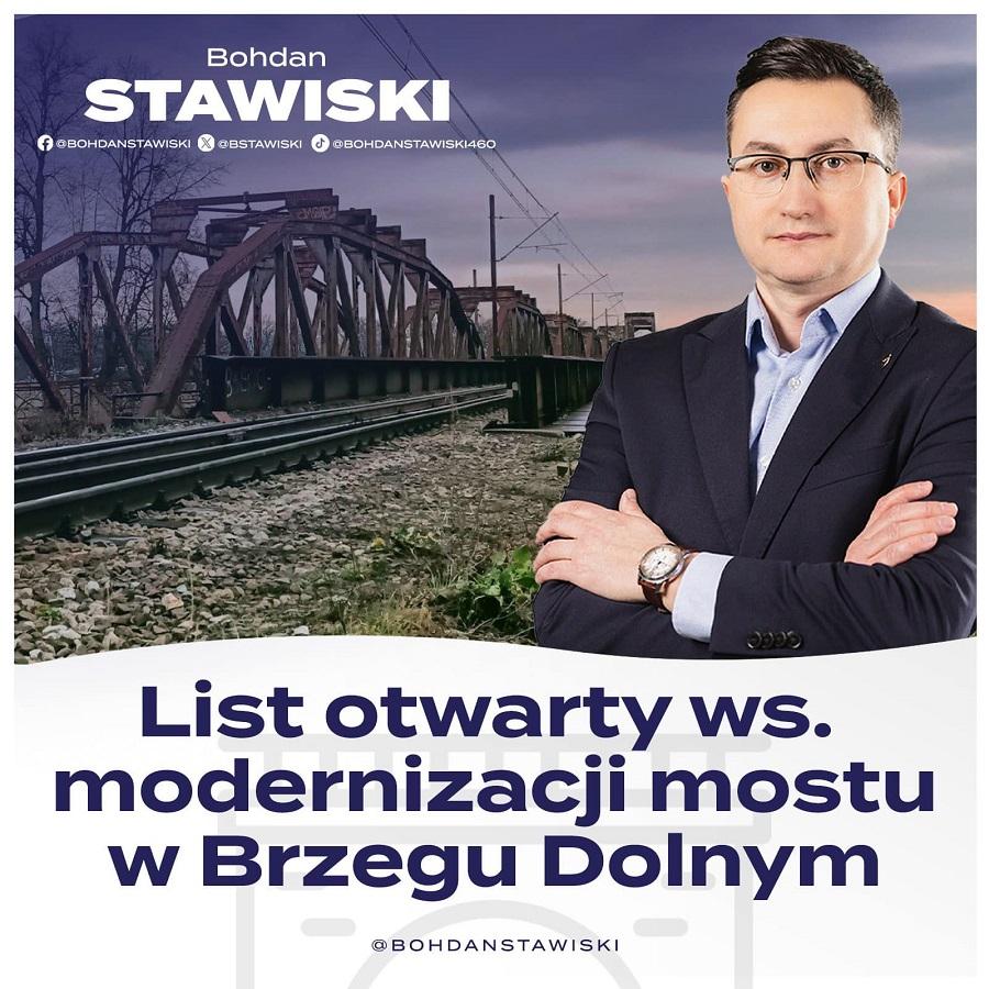 B. Stawiski walczy o remont mostu kolejowego. Czy apel do parlamentarzystów pomoże?