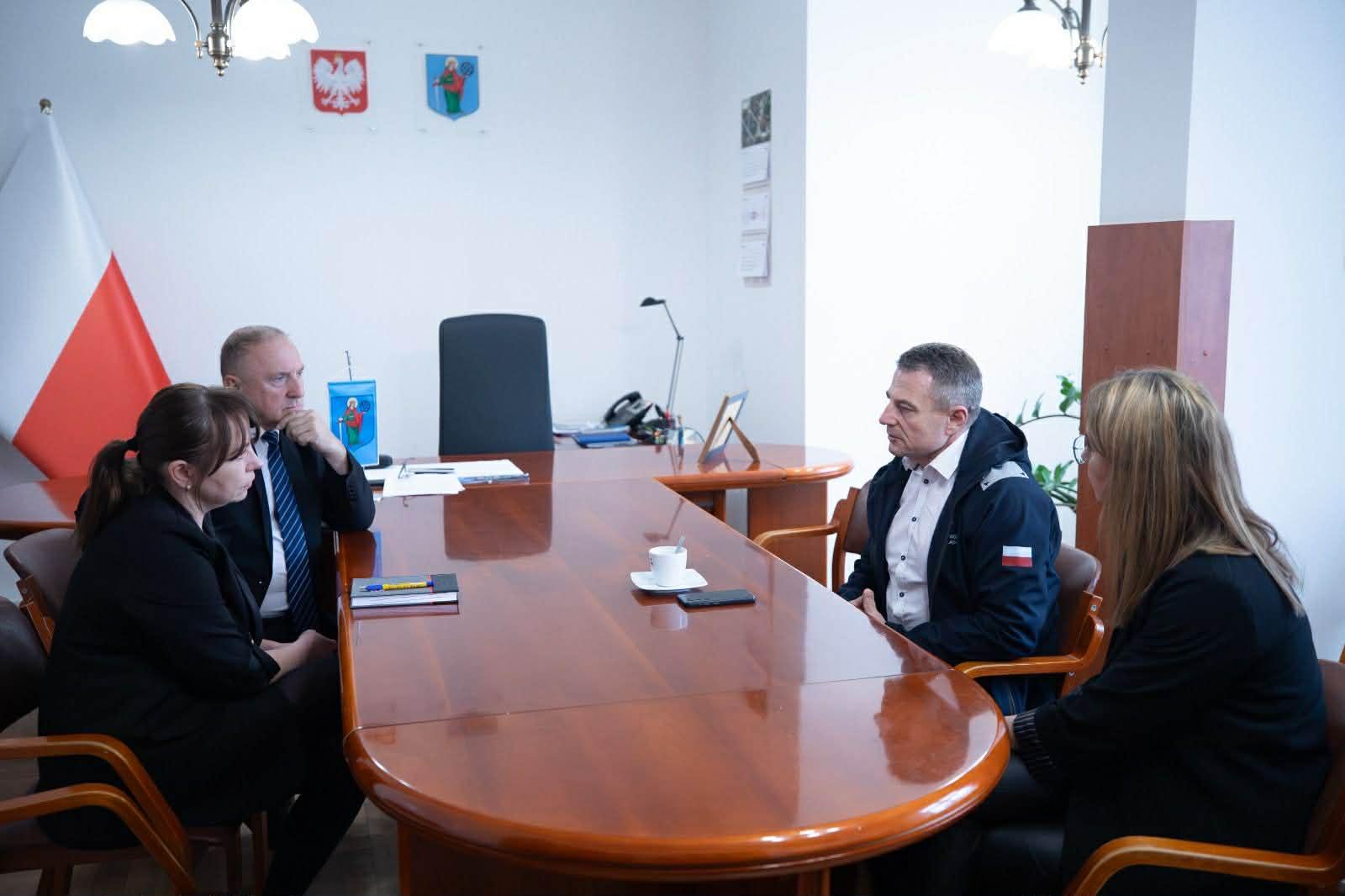 Wojewoda A.Jurkowski z wizytą w gminie Rudna