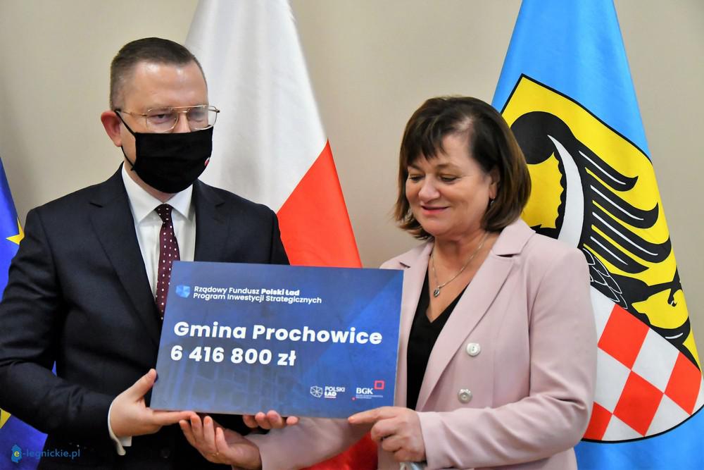 Minister K.Kubów w Prochowicach