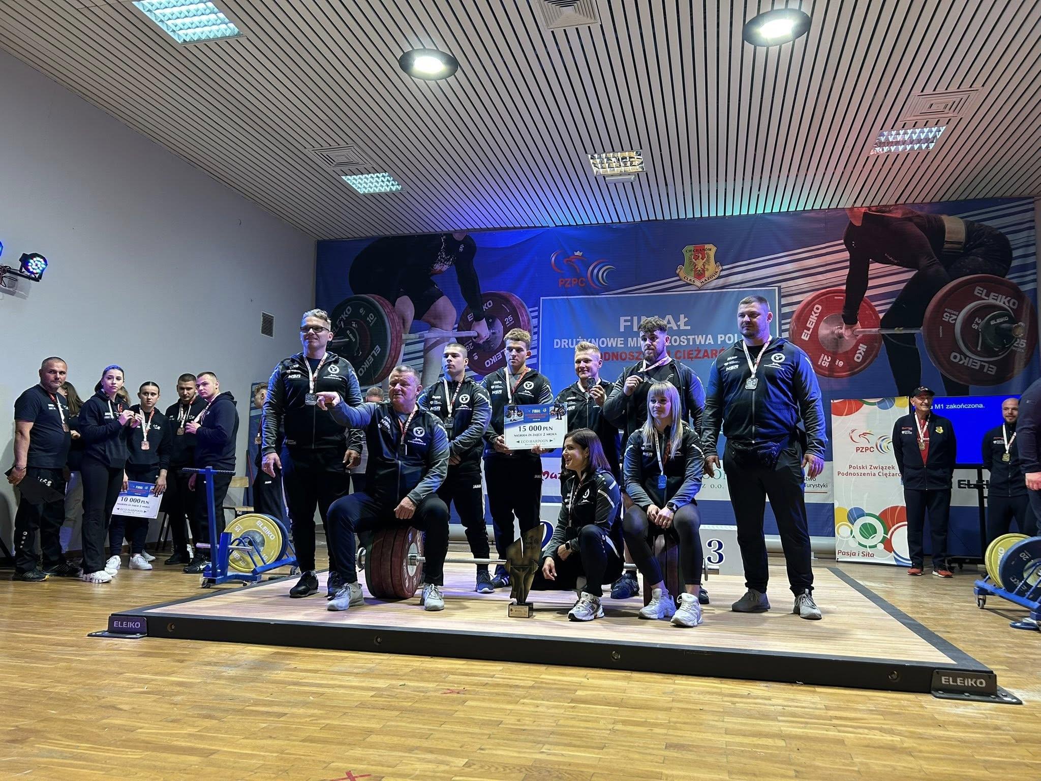 KPC Górnik Polkowice drużynowym wicemistrzem Polski w podnoszeniu ciężarów