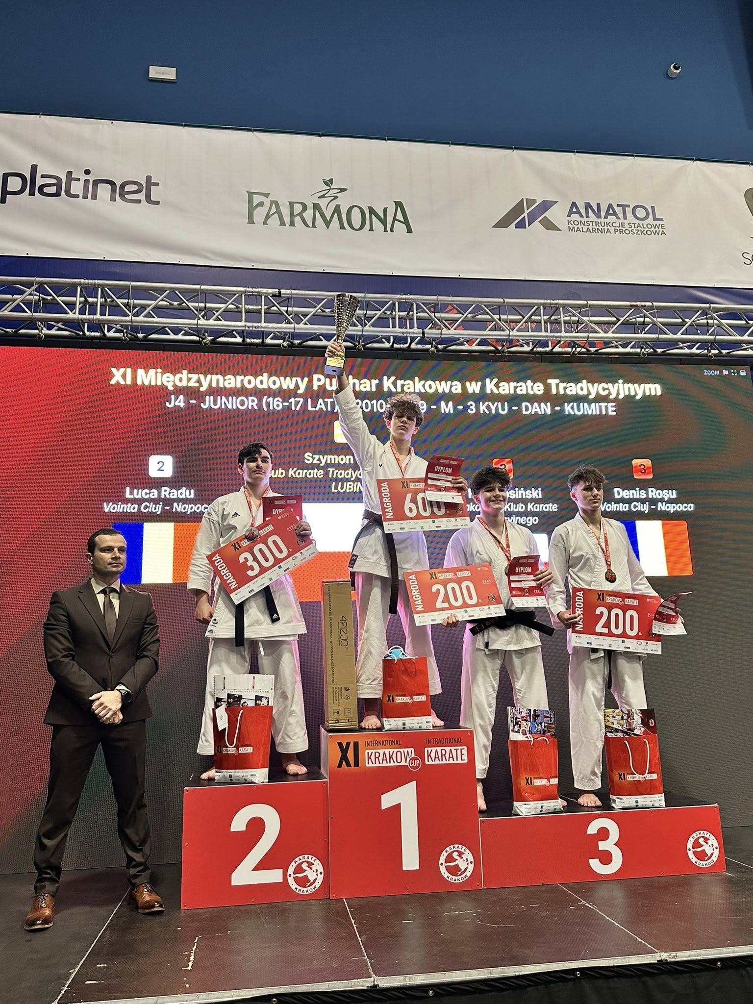 Udany start karateków z Lubina na Pucharze Krakowa