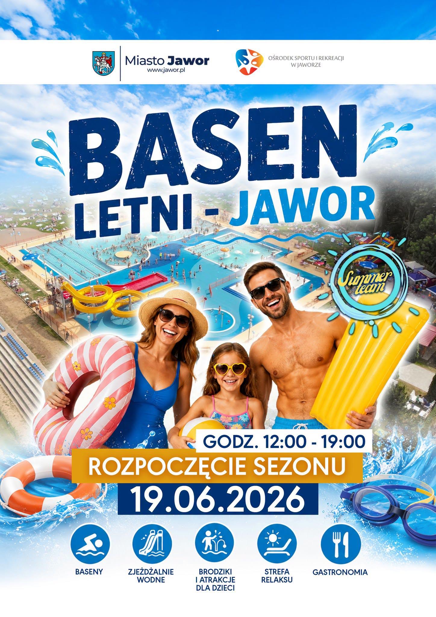 Jawor rozpoczyna sezon letni. Basen w Parku Miejskim otwiera swoje bramy