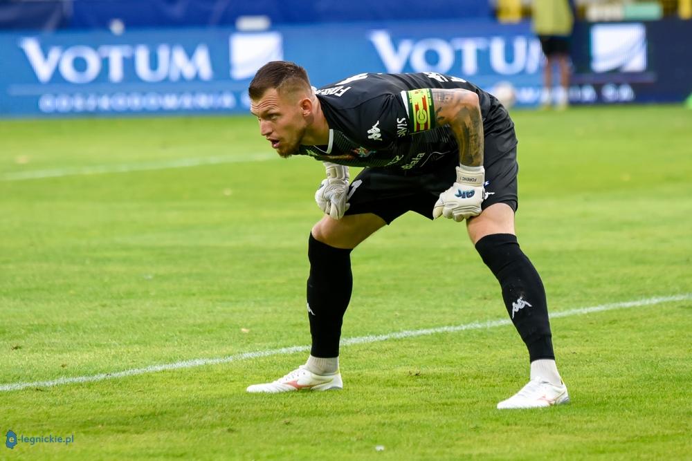 W Legnicy zamurował bramkę. Konrad Forenc bohaterem Podbeskidzia