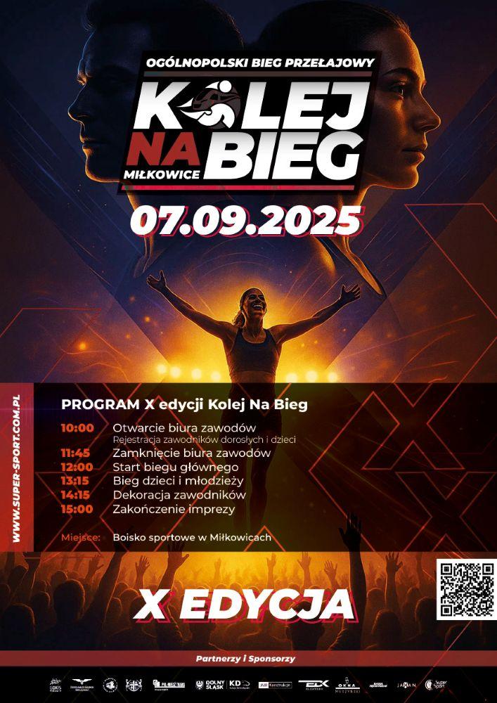 Zbliża się 10.edycja Kolej na Bieg
