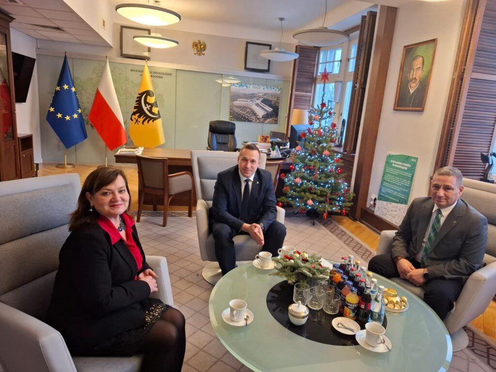 Burmistrz A.Sielicka i Marszałek P.Gancarz rozmawiali o strategii rozwoju Prochowic