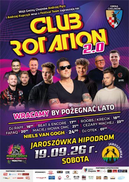 Club Rotation 2.0 w Jaroszówce. Muzyczne zakończenie lata w rytmie największych klubowych hitów