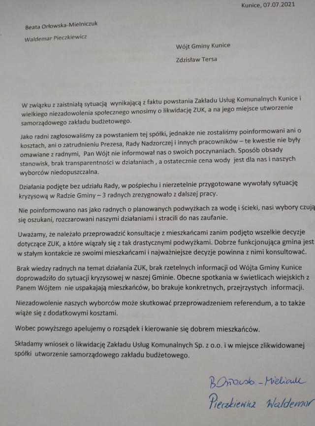 Radni chcą likwidacji ZUK-u. Ruch Społeczny domaga się ustąpienia wójta. Bez protestów podczas Szantów!