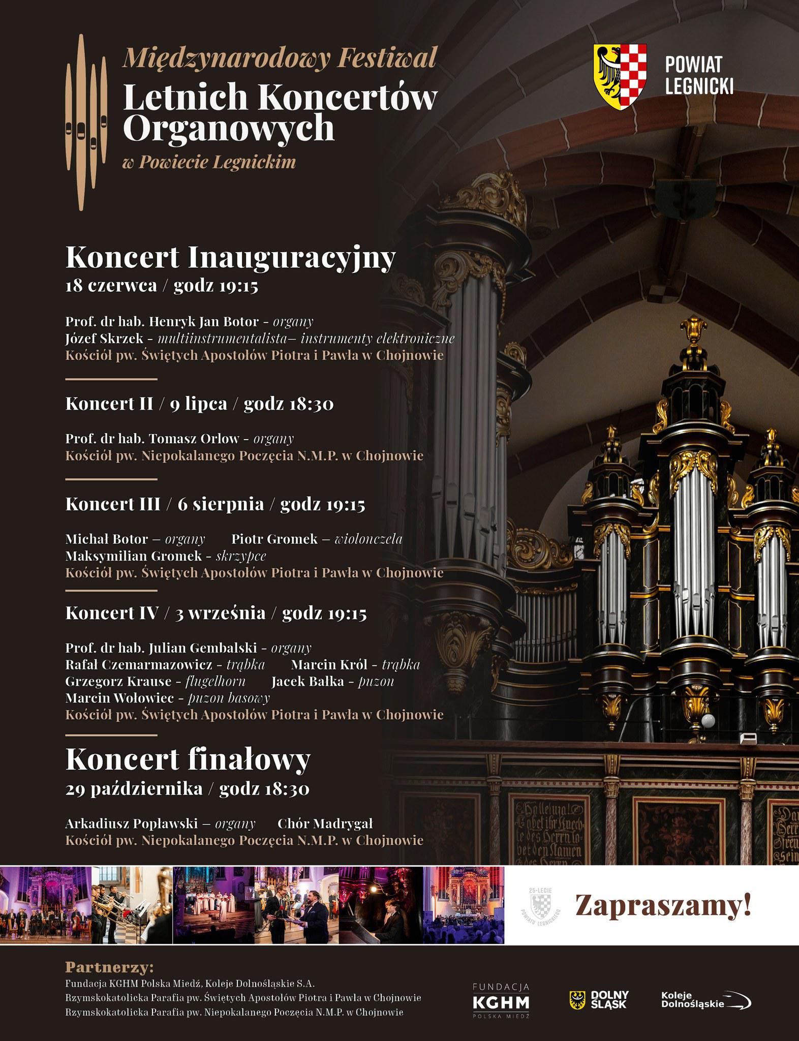 Międzynarodowy Festiwal Letnich Koncertów Organowych w Powiecie Legnickim