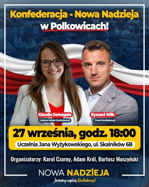 O polityce, wyborach parlamentarnych i samorządowych z liderami Nowej Nadziej (Konfederacji) w Polkowicach
