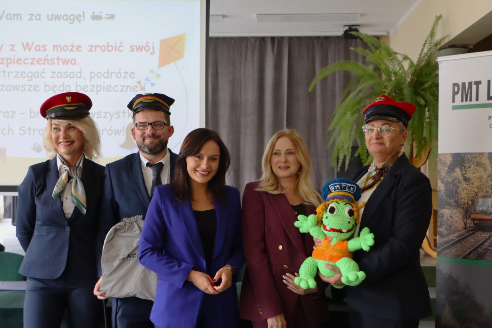 Kampania edukacyjna dla najmłodszych PMT Linie Kolejowe 