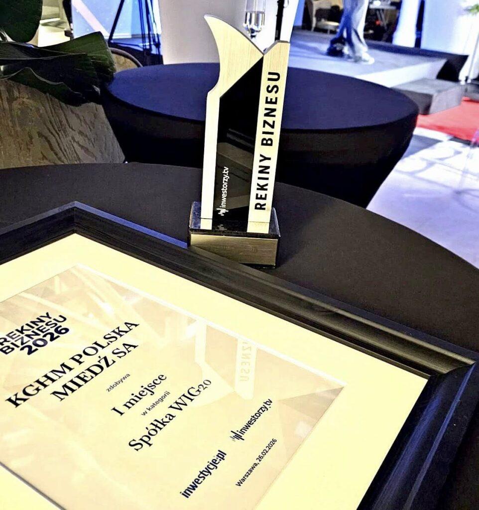 KGHM Rekinem Biznesu. Za realny wpływ na rozwój polskiego rynku