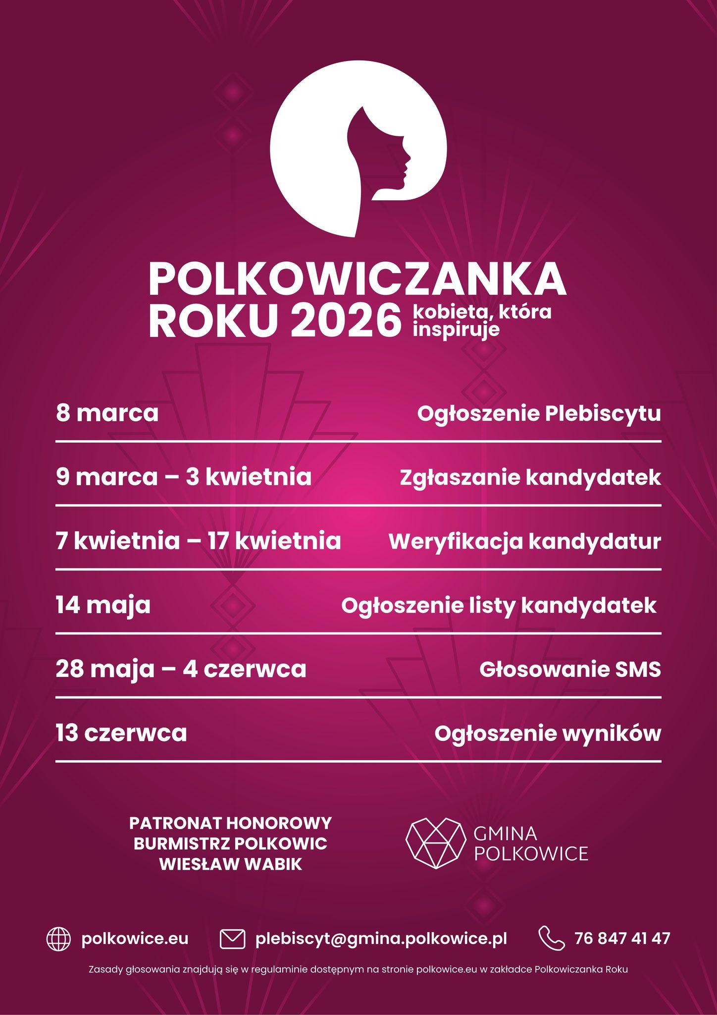 Ruszył plebiscyt Polkowiczanka Roku 2026 