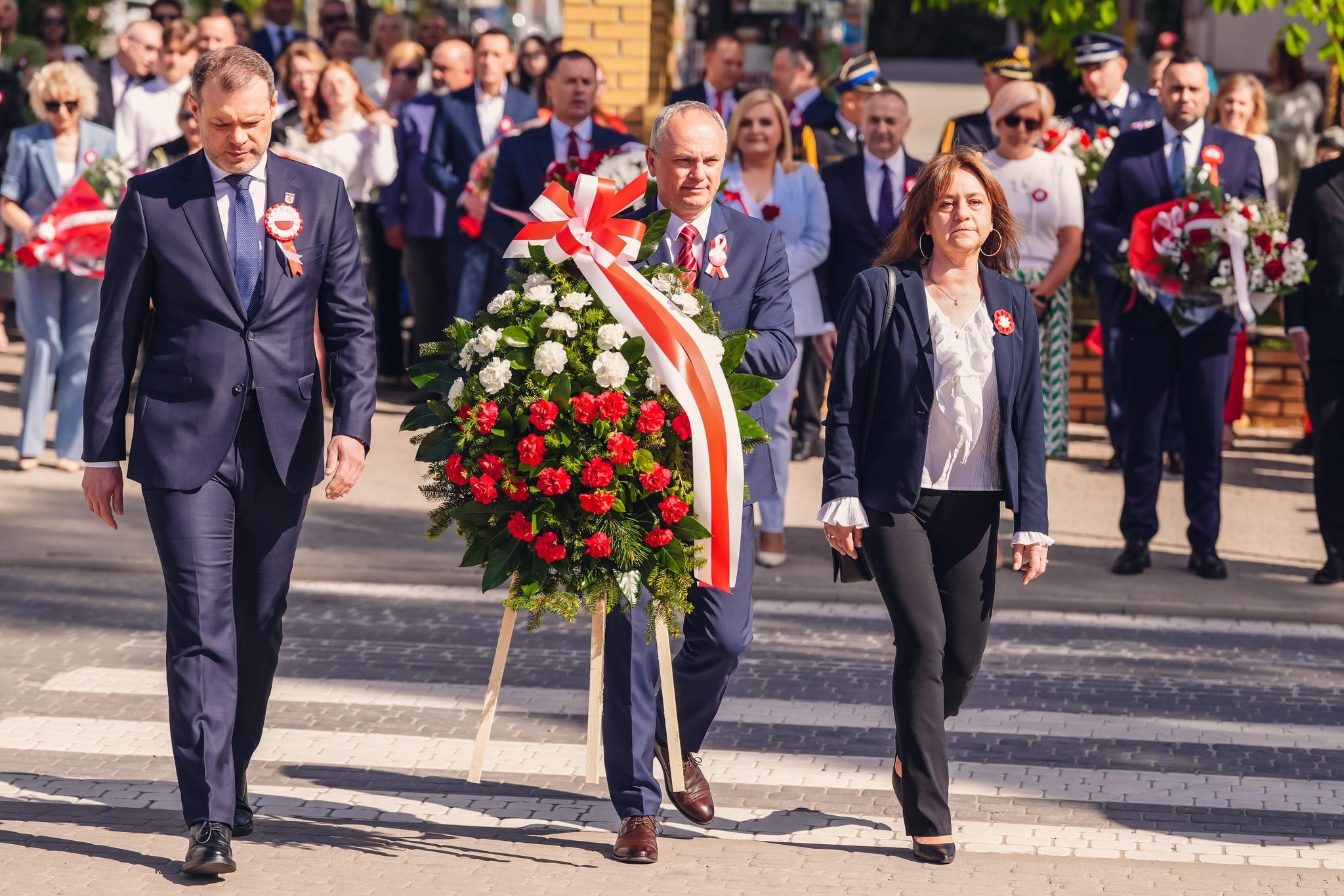 Mieszkańcy Polkowic uczcili święto Konstytucji 3 Maja