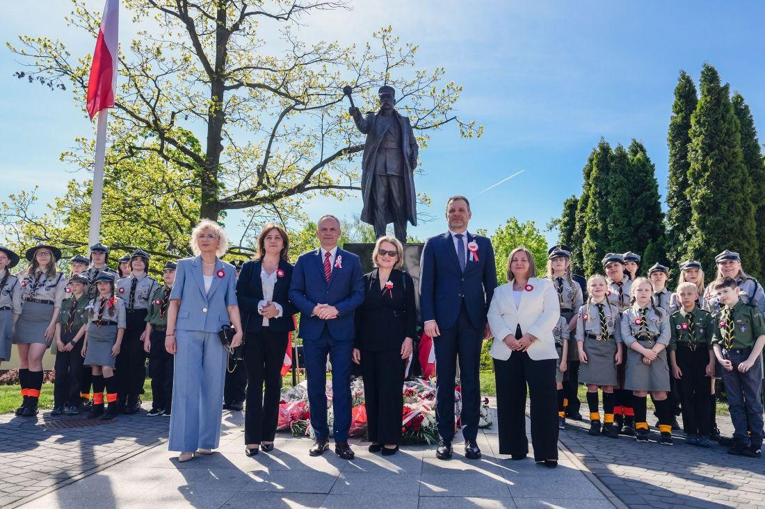 Mieszkańcy Polkowic uczcili święto Konstytucji 3 Maja