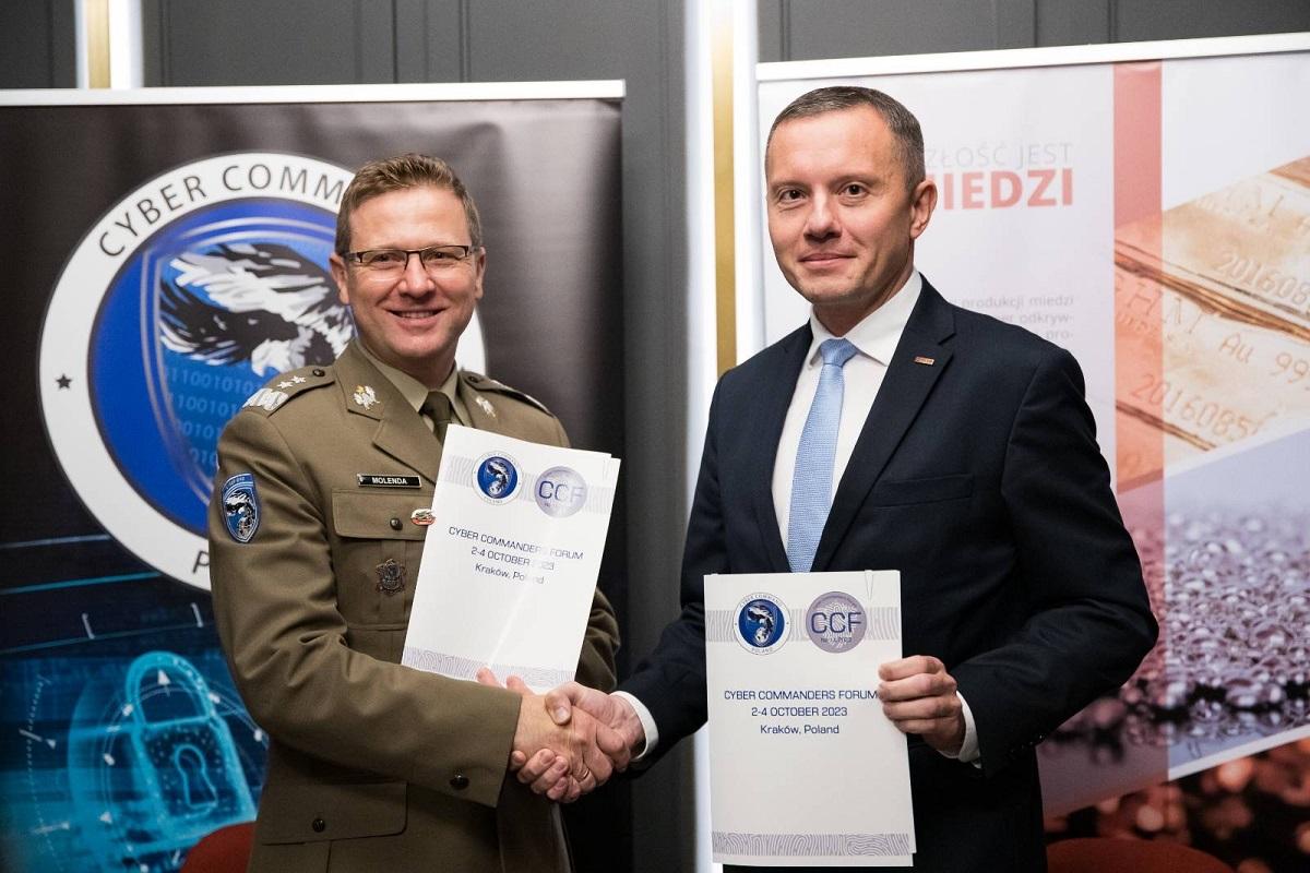 KGHM podpisał list intencyjny z Wojskami Obrony Cyberprzestrzeni
