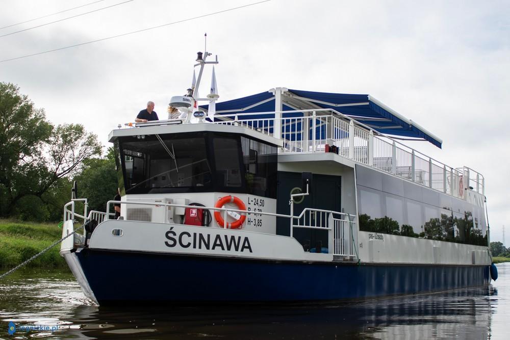 Statek zamiast autobusu? Jest pomysł na odrzańską komunikację Ścinawa–Chobienia–Głogów