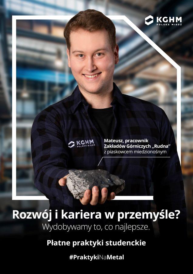 KGHM zaprasza studentów na praktyki zawodowe według nowych, korzystniejszych zasad