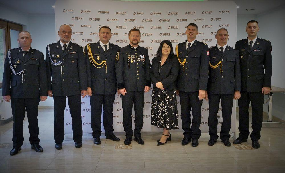 Jednostka Ratownictwa KGHM na rzecz bezpieczeństwa mieszkańców powiatu głogowskiego